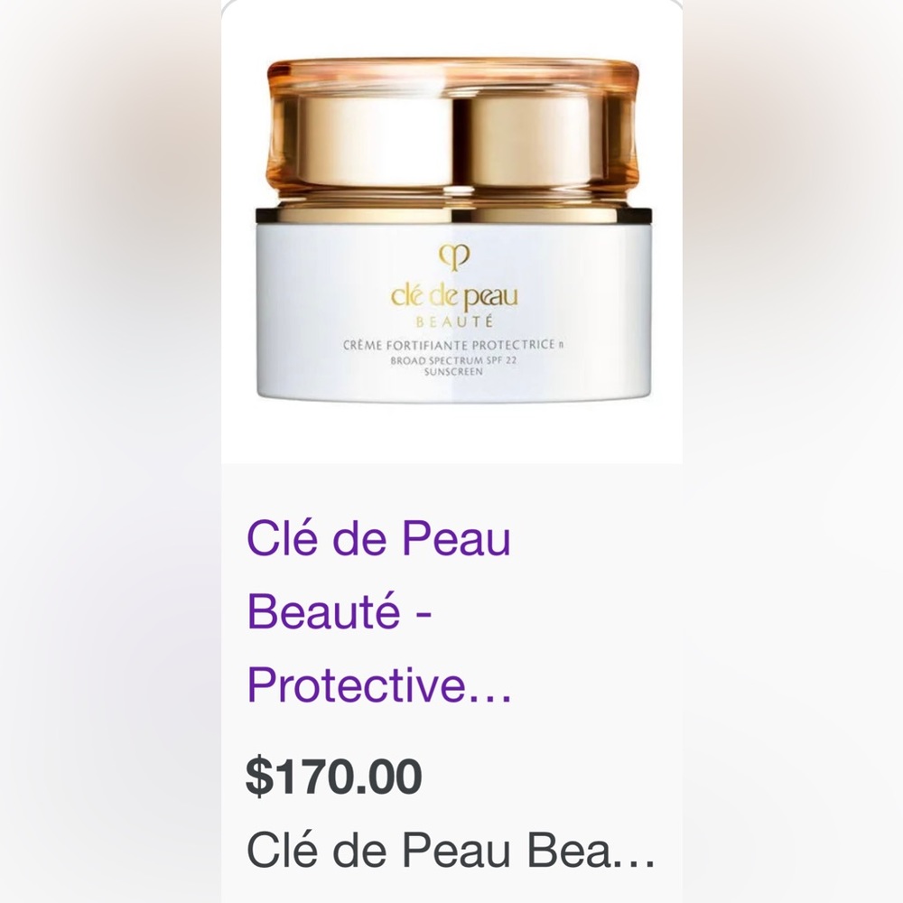 Cle de peau PROTECTIVE FORTIFYING CREAM SPF 22